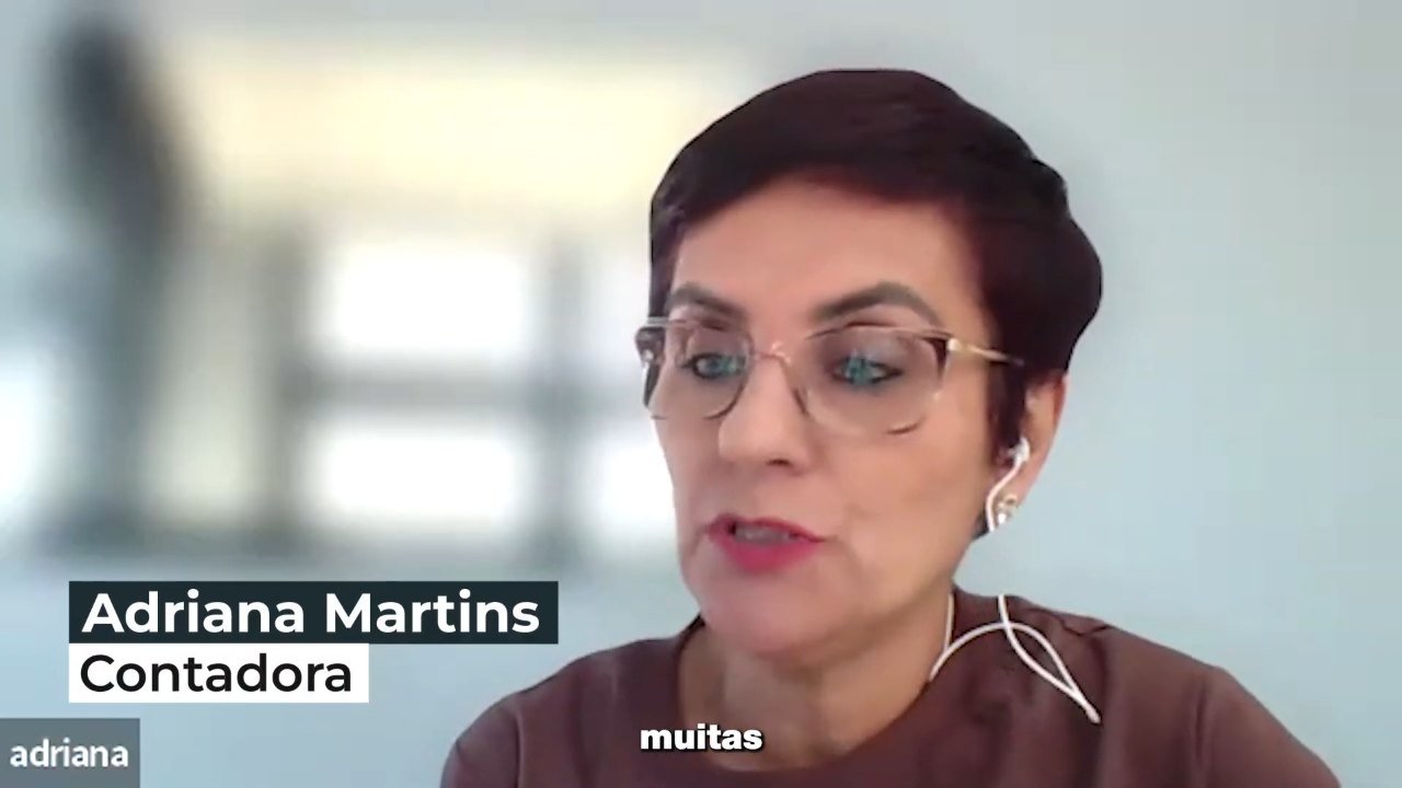 Adriana Martins, contadora, em vídeo